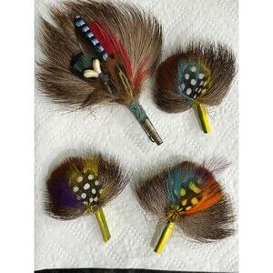 (4) Antique Hat Pins